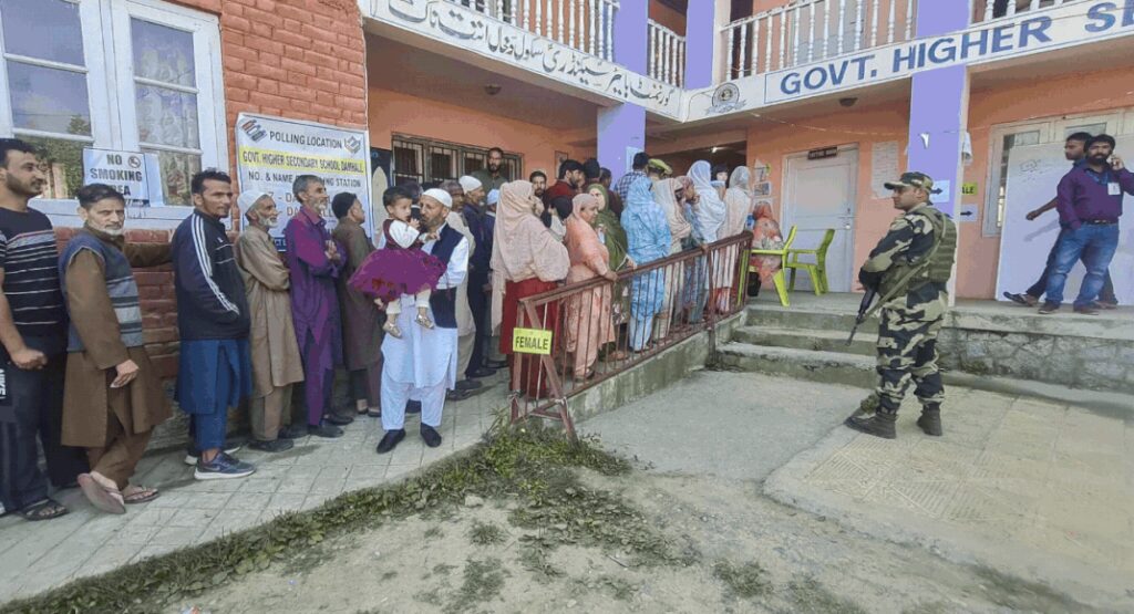 Jammu and Kashmir assembly elections: First phase concludes with over 58% voter turnout, considerably lower from 2014 assembly elections | India News