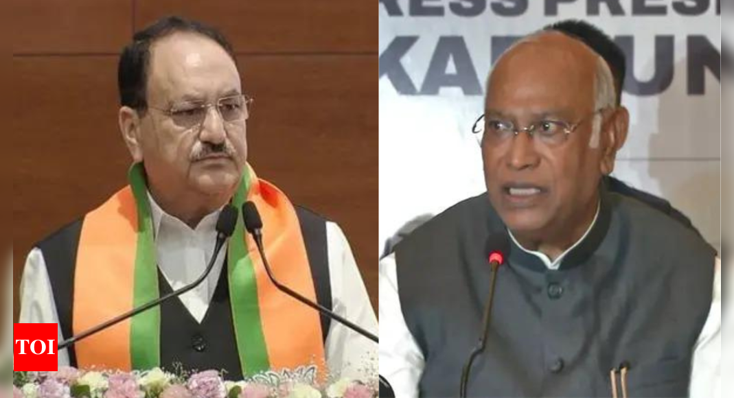 ‘Attempt to polish your failed product’: Nadda’s response to Kharge’s letter to PM Modi | India News