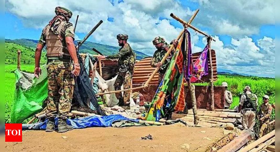 Manipur flags ‘intel’ on influx of 900 tribal rebels from Myanmar | India News