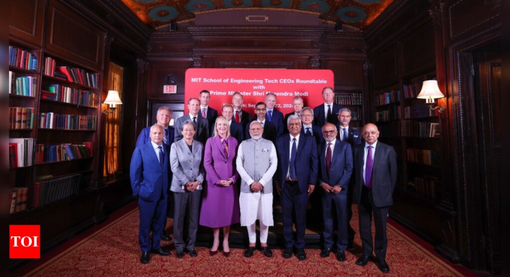 Roundtable talk with tech CEOs: PM Modi discusses India’s growth and innovation prospects | India News