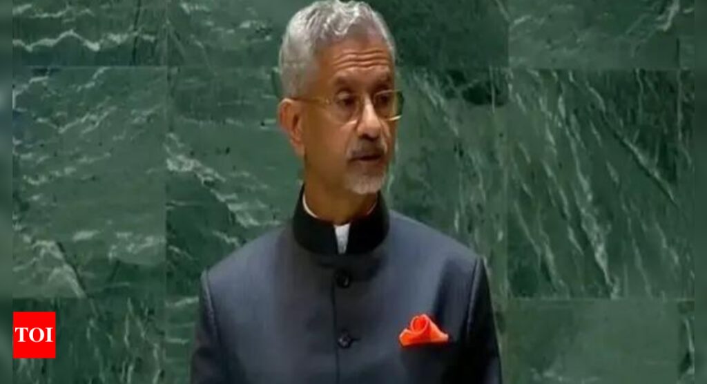 It’s ‘karma’ that Pakistan ills are consuming its own society: Jaishankar at UNGA | India News