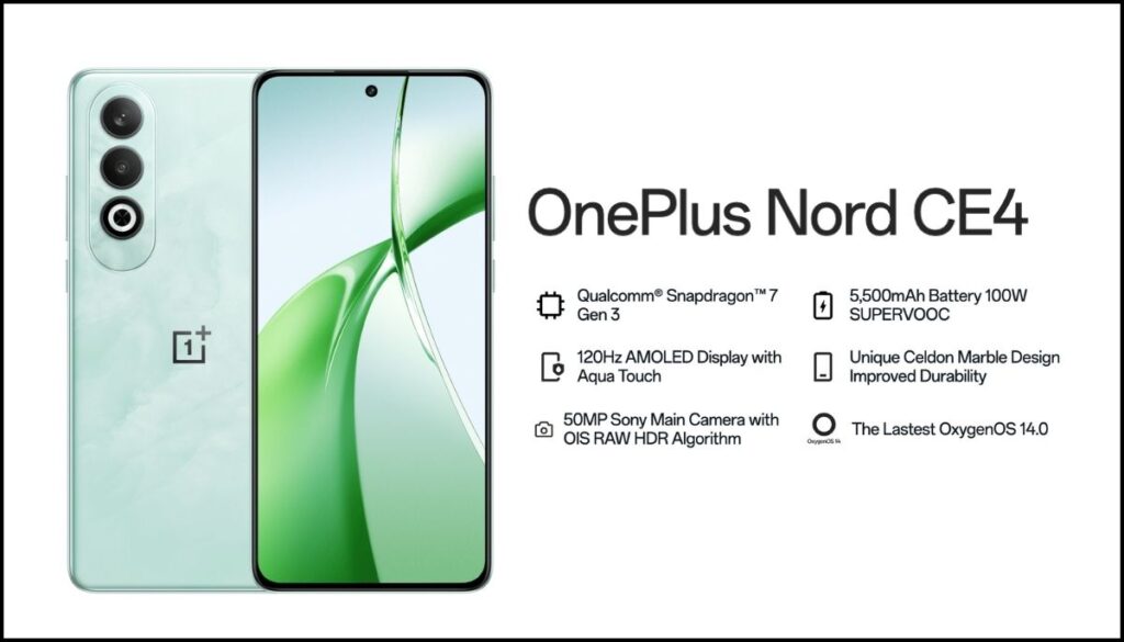 OnePlus Nord CE4 full specifications: Sony 50MP camera with Snapdragon chipset