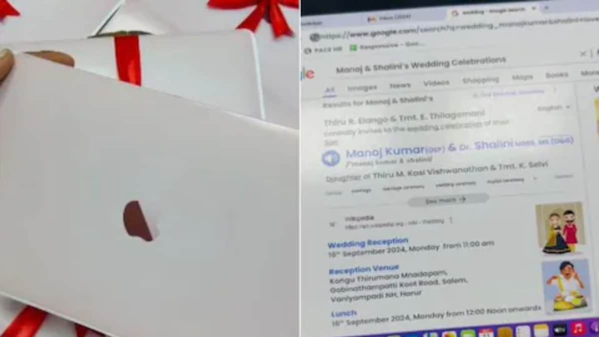 MacBook-Inspired Wedding Invite Leaves Internet Thrilled | Watch