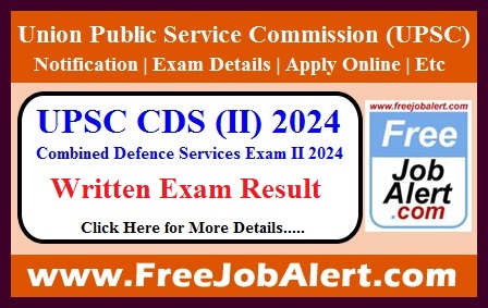 UPSC CDS (II) Result 2024