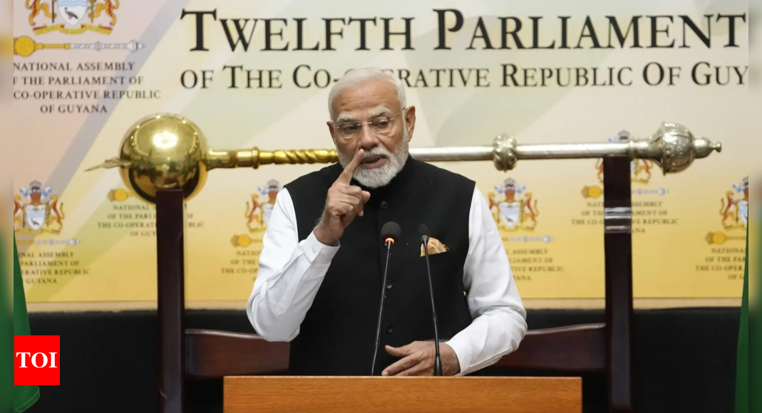 PM Modi in Guyana House: India has refrained from expansionism | India News