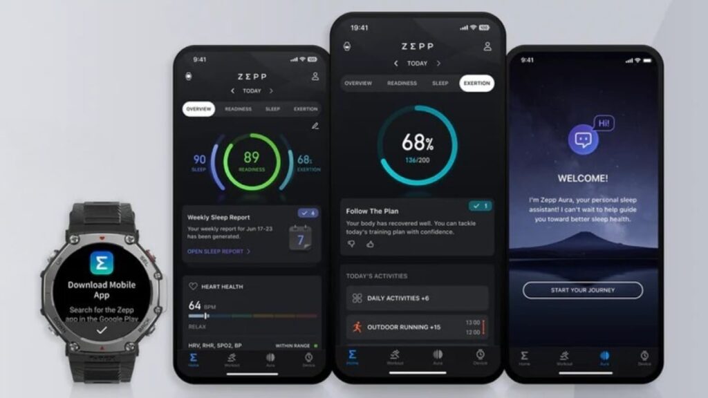 Zepp App 9 With Exertion Score, Other Improved Features Now Available for Amazfit Users