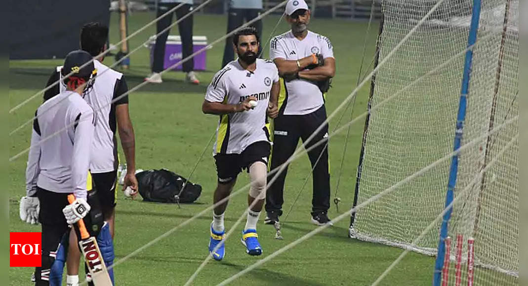 Watch: How comeback man Mohammed Shami went about his first net session with Team India | Cricket News