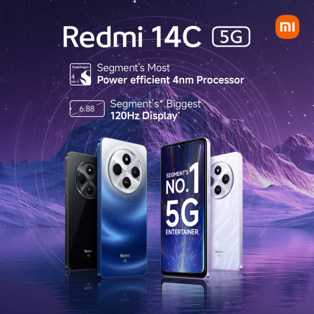 लोगों का स्मार्टफोन: Redmi 14C 5G बजट स्टाइल और मनोरंजन को बढ़ाता है