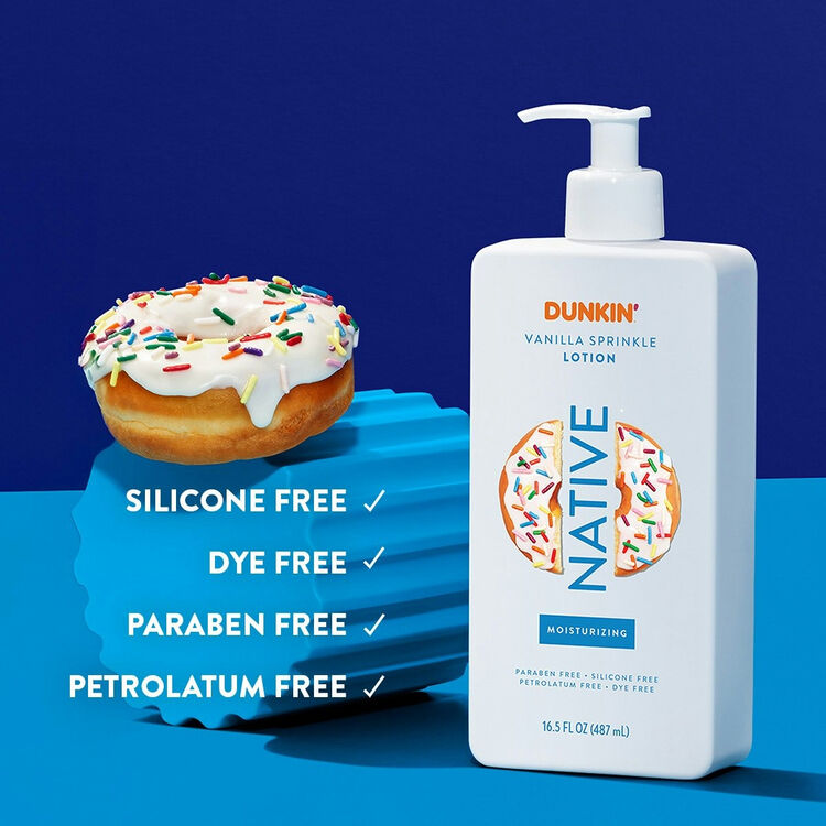 Donut-Scented Collaborative Bodycare : Dunkin’ and Native