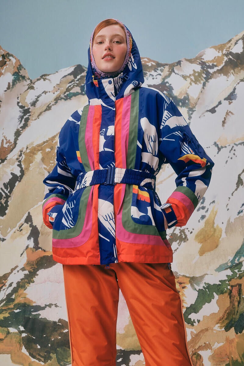 Colorfully Patterned Bold Skiwear : ski collection 1