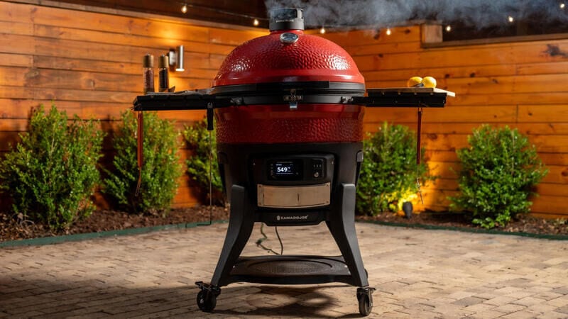 Connected Ceramic Charcoal Grills : Big Joe Konnected Joe