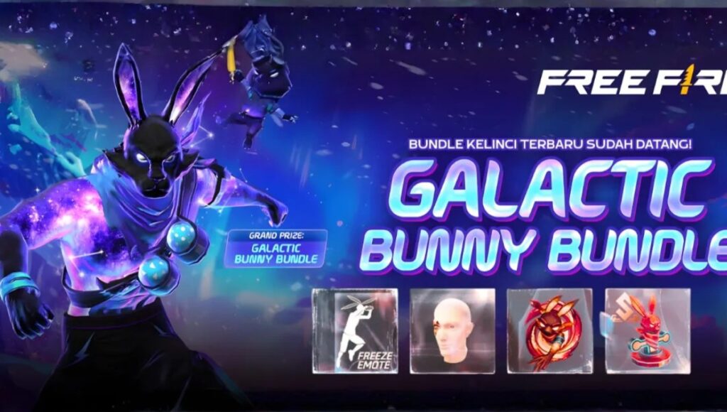 Free Fire Galactic Bunny Bundle Redeem Code 2025 अब फ्री में पाएं ये नया गैलेक्सी थीम वाला बंडल