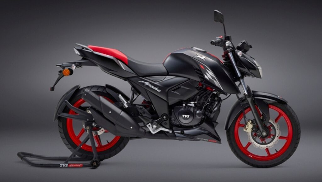 TVS Apache RTR 160 4V: दमदार पावर और स्टाइल के साथ, कीमत सिर्फ ₹1.30 लाख
