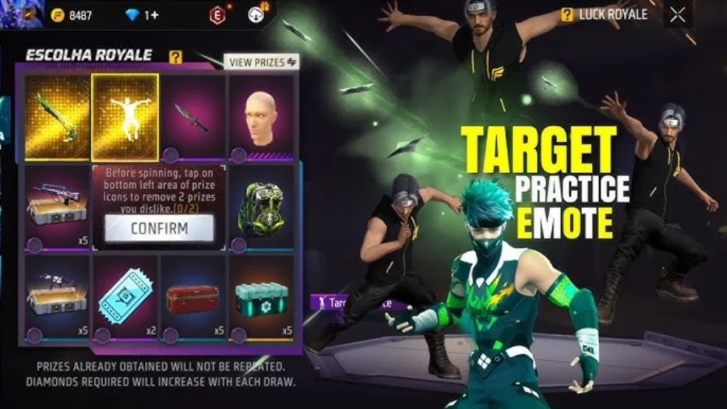 Free Fire Target Practice Event