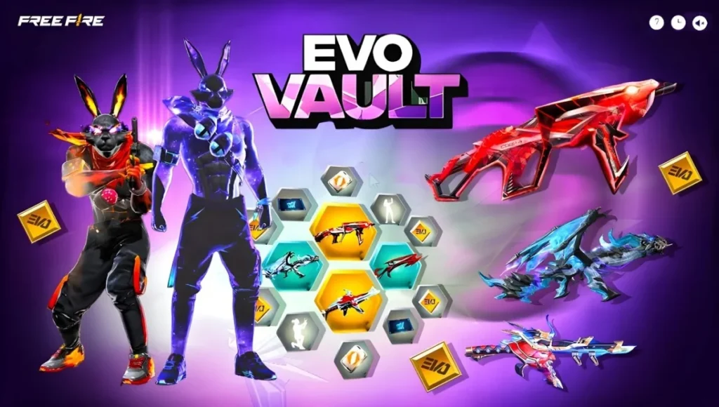 Free Fire OB52 Update से पहले बड़ा धमाका: Evo Gun Exchange और Rare Events कंफर्म