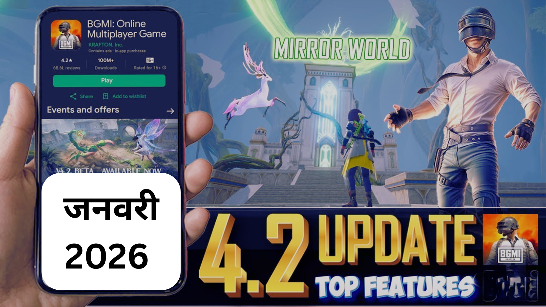 BGMI 4.2 Update: जनवरी 2026 में आएगा गेम का सबसे बड़ा बदलाव, नया मोड और AI साथी तैयार