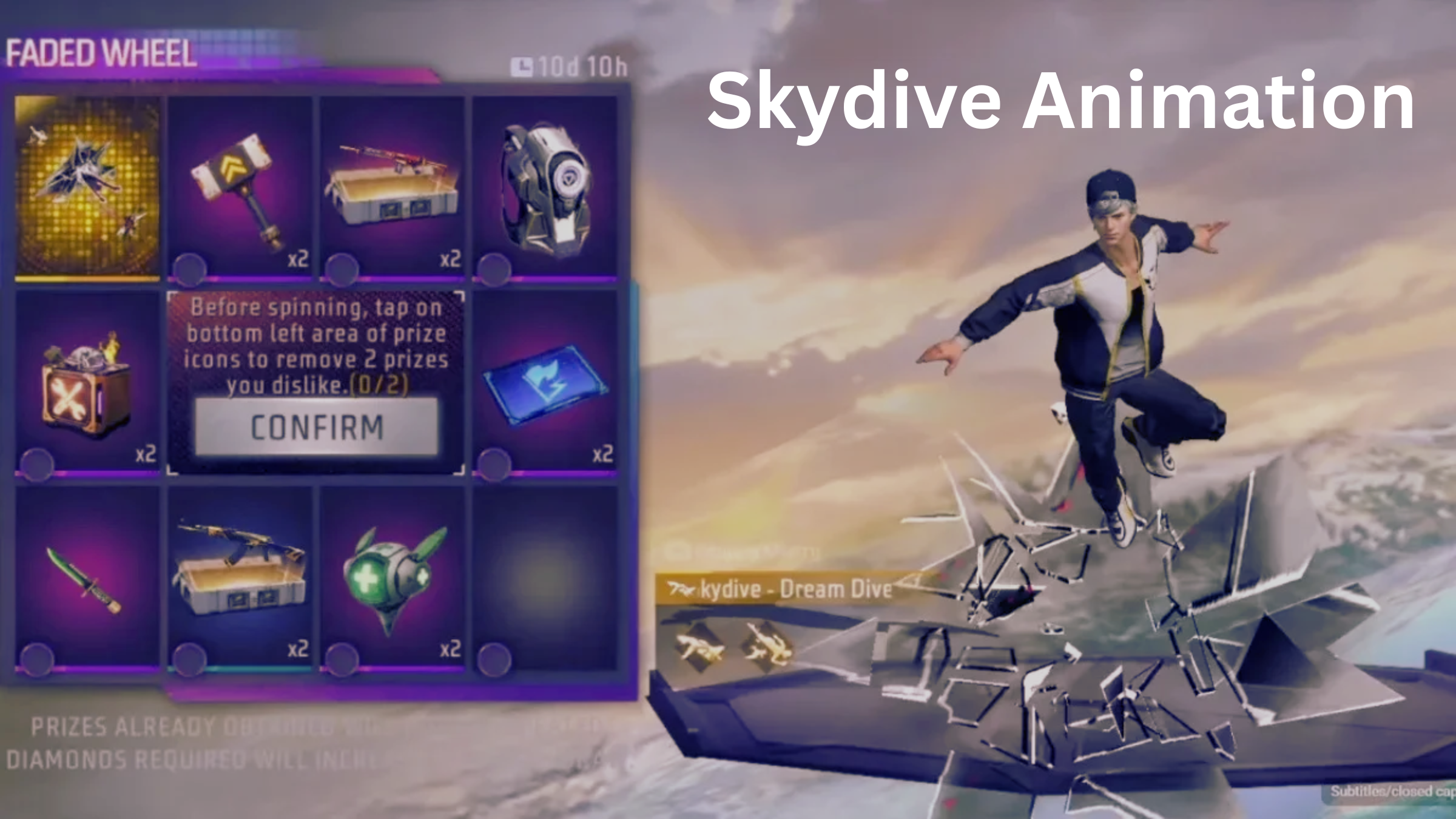 Free Fire Skydive Animation: मैच शुरू होते ही बनाएं रॉयल एंट्री, Dream Dive से छा जाएं