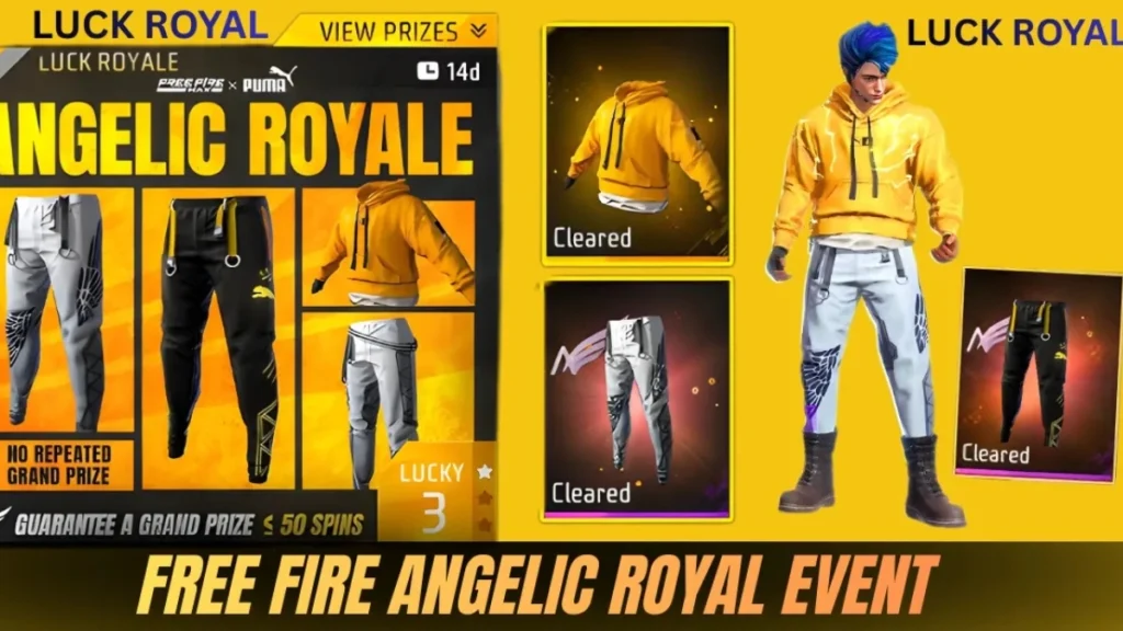 Free Fire Angelic Royal Event
