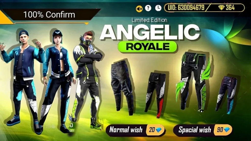 Free Fire Angelic Royal Event