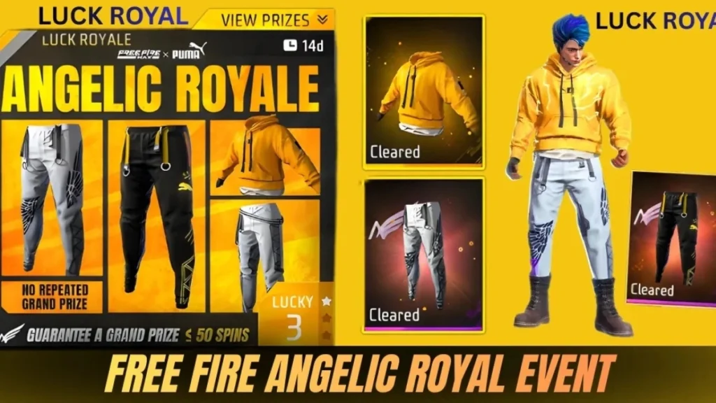 Free Fire Angelic Royal Event