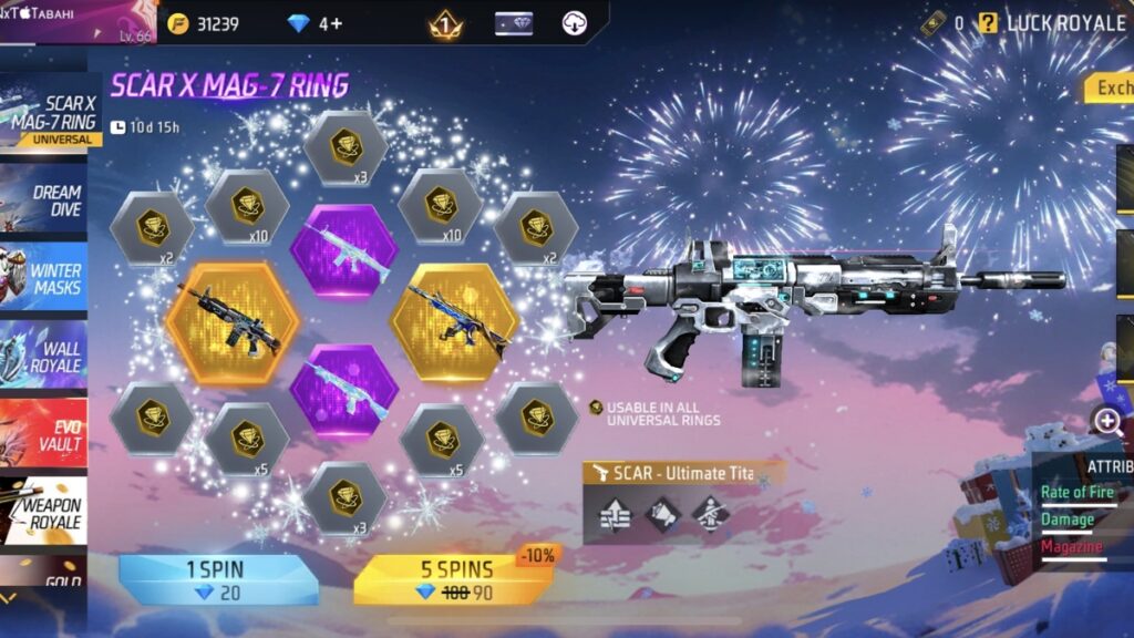 SCAR x MAG-7 Ring QR Code Today