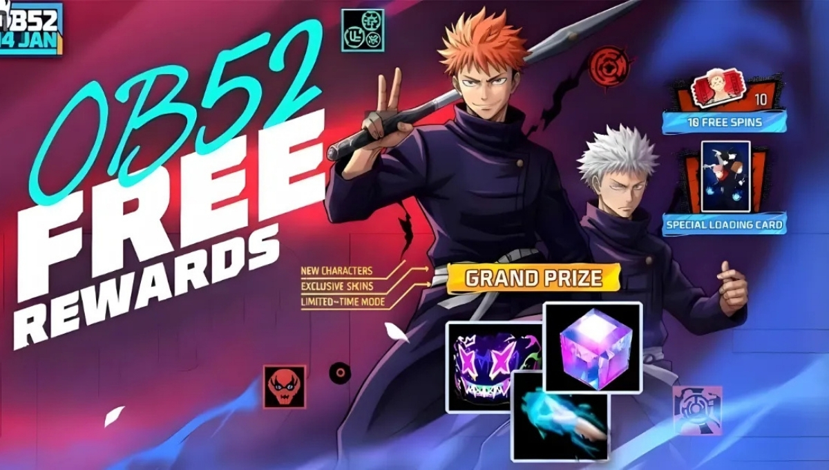 OB52 Free Rewards Free Fire