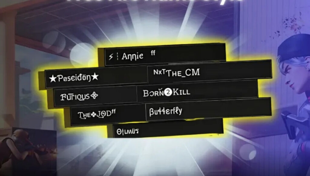 Free Fire Name Propro