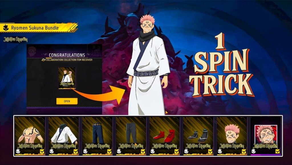 Sukuna Ring Event Free Fire