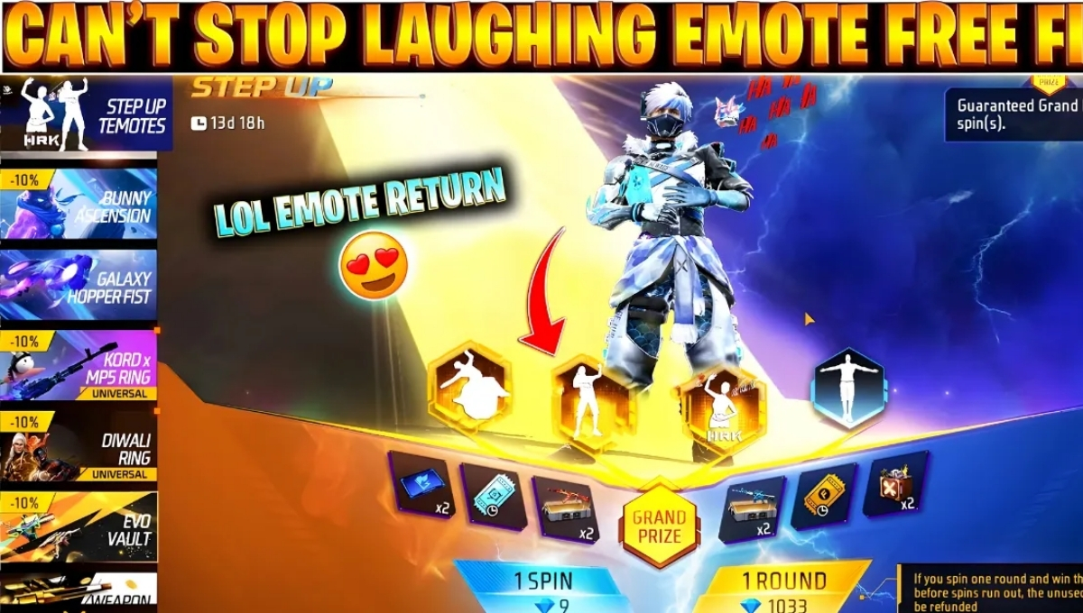 Can’t Stop Laughing Emote